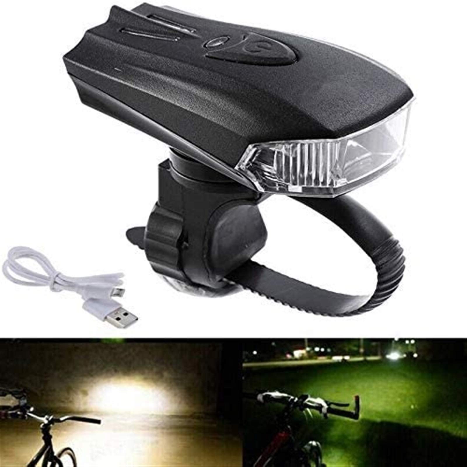 Super Brillante Bike Light USB Recargable, luminos Altos Luz Impermeable/Montaña Bicicleta Faro