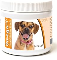 Vista 26 de Healthy Breeds Schnauzer en miniatura Omega HP Ácido graso para piel y pelaje Masticables suaves 60