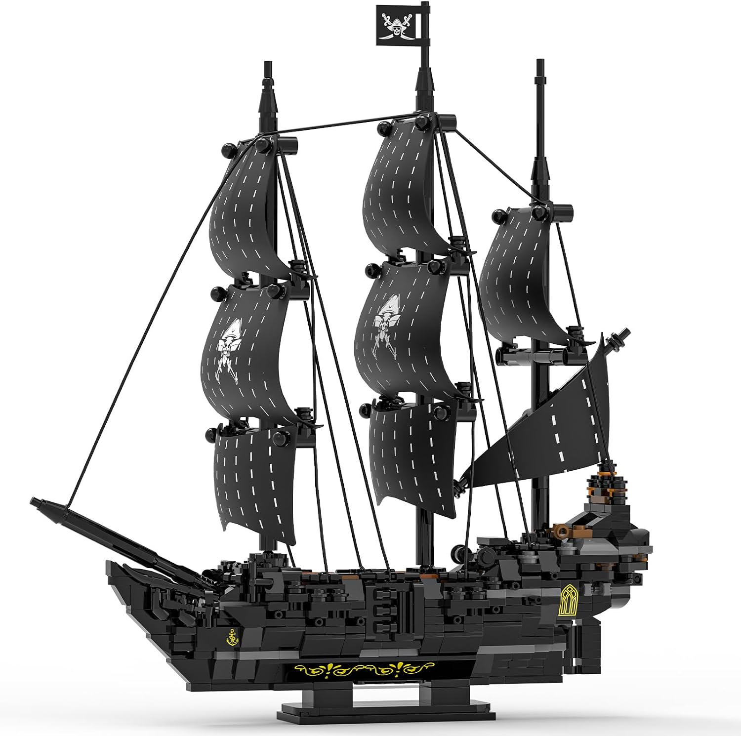 Black Pearl Pirate Ship Building Set for Adults, Teen Aged 14+