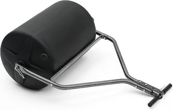 YITAMOTOR 18" x 24" Poly Lawn Roller with Threaded Plug, 270 lb Capacity