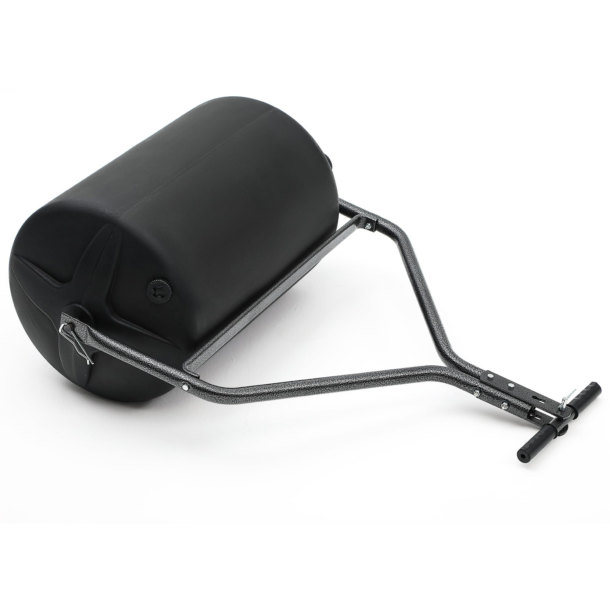 YITAMOTOR 18'' x 24'' Poly Lawn Roller with Threaded Plug, Combination Push and Tow Roller for Lawn and Garden Tractors, 270 lbs Capacity