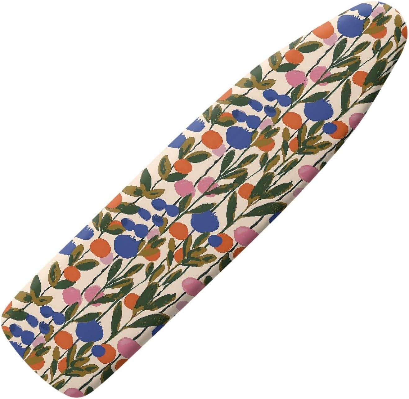 Flowers Ironing Board Cover,16"x55" Standard Ironing Board Cover with Elastic Edge and Hook and Loop Fasteners, Scorch & Stain Resistant, Polyester Home Ironing Board Covers, Soft Floral Bloom
