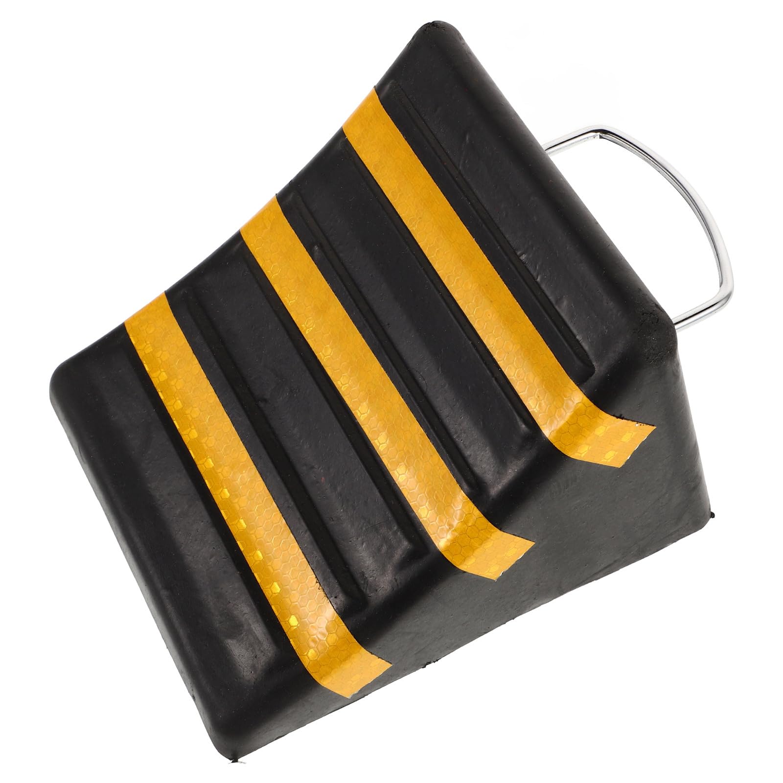 Ciieeo Bloques para Remolques de Alta Resistencia Calzos Antideslizantes para Ruedas de Camiones Cuñas de Goma Maciza para Barcos Caravanas y Autocaravanas para Superficies y Climas