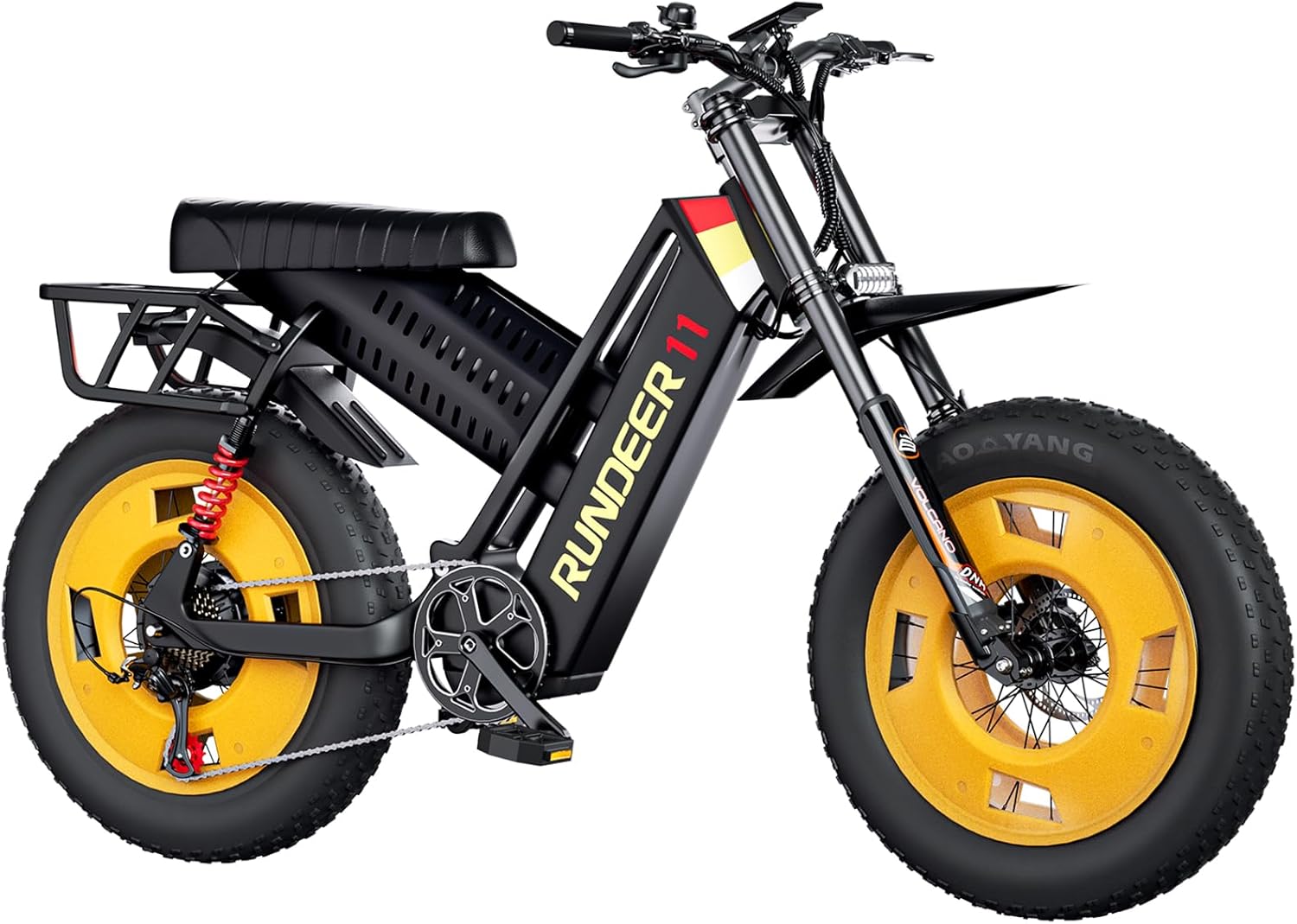 Electric Bike for Adults, 2000/2500/3000W Peak Motor, 32/35 MPH 40-100 Miles 100/200 N·m Fat Tire Ebike with 48V 20Ah Battery, 20" Electric Dirt Bike, Hydraulic Suspension and 3-Year Support