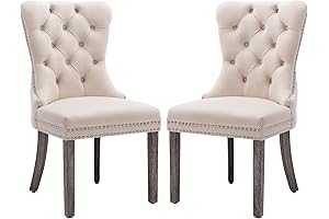 KCC Velvet Dining Chair's Set of 2