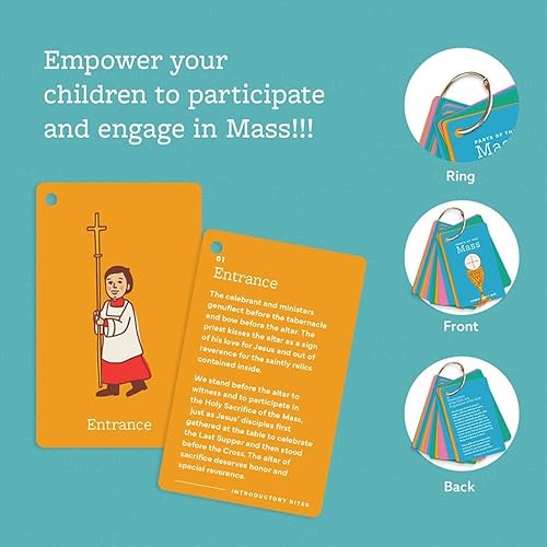 Miniatura 2 de CATHOLIC FAMILY CRATE Primera guía de misa para niños, piezas de libros de misal católico para niños