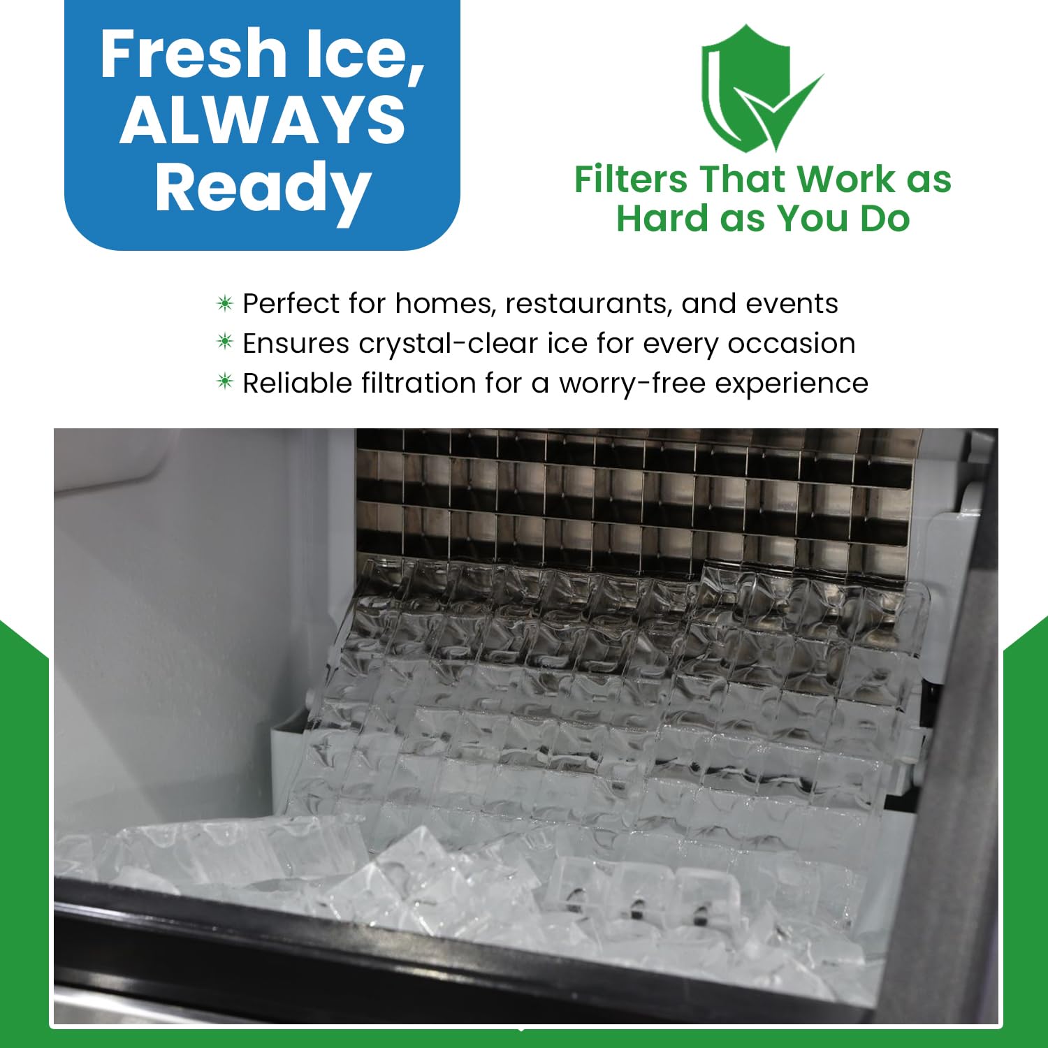 Ice Machine Filter - Replacement Aluminum -9