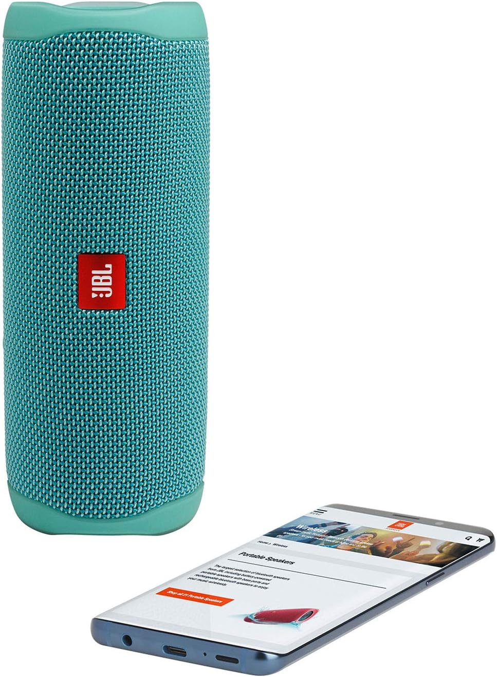 JBL Flip 5 Bundle, Teal (Pack of 2)