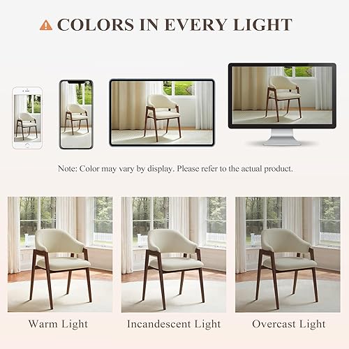 Miniatura 8 de Juego de 2 sillas de comedor de madera, sillas de comedor tapizadas de tela moderna, sillas auxiliares de cocina, silla de cena de granja con