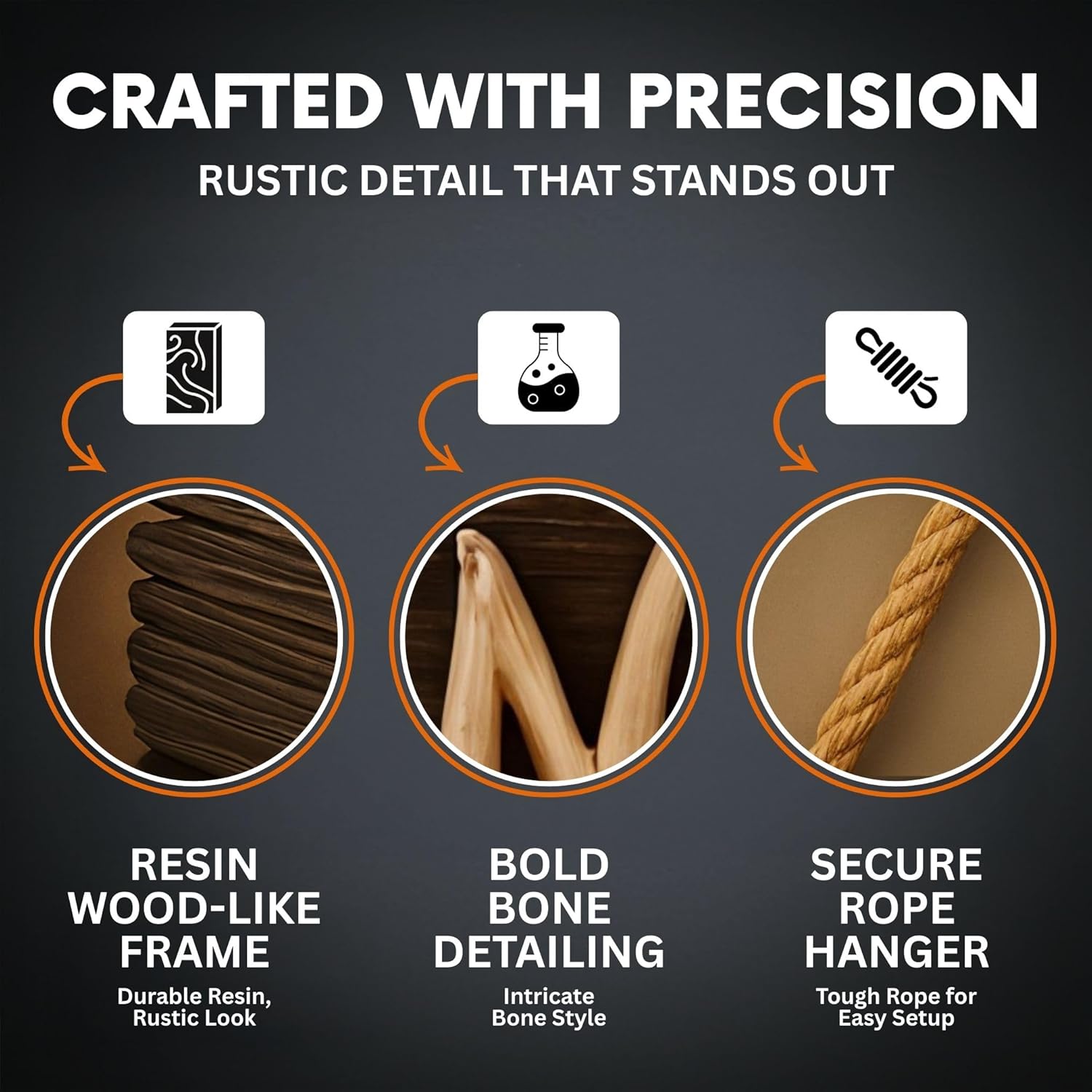 Man Cave Hanging Wall Sign - Rustic Wooden Wall Plaque Decor for Mancave, Cool Novelty Gift for Men - Image 3