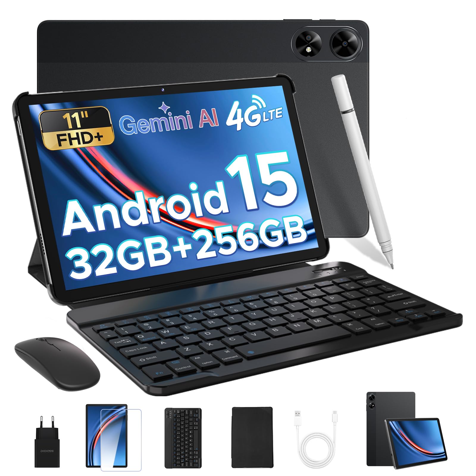 DOOGEE Tab G6 11インチ タブレット 6+24GB 256GB DOOGEE Tab G6 - Android 15 Smart Tablet | Large Screen +
