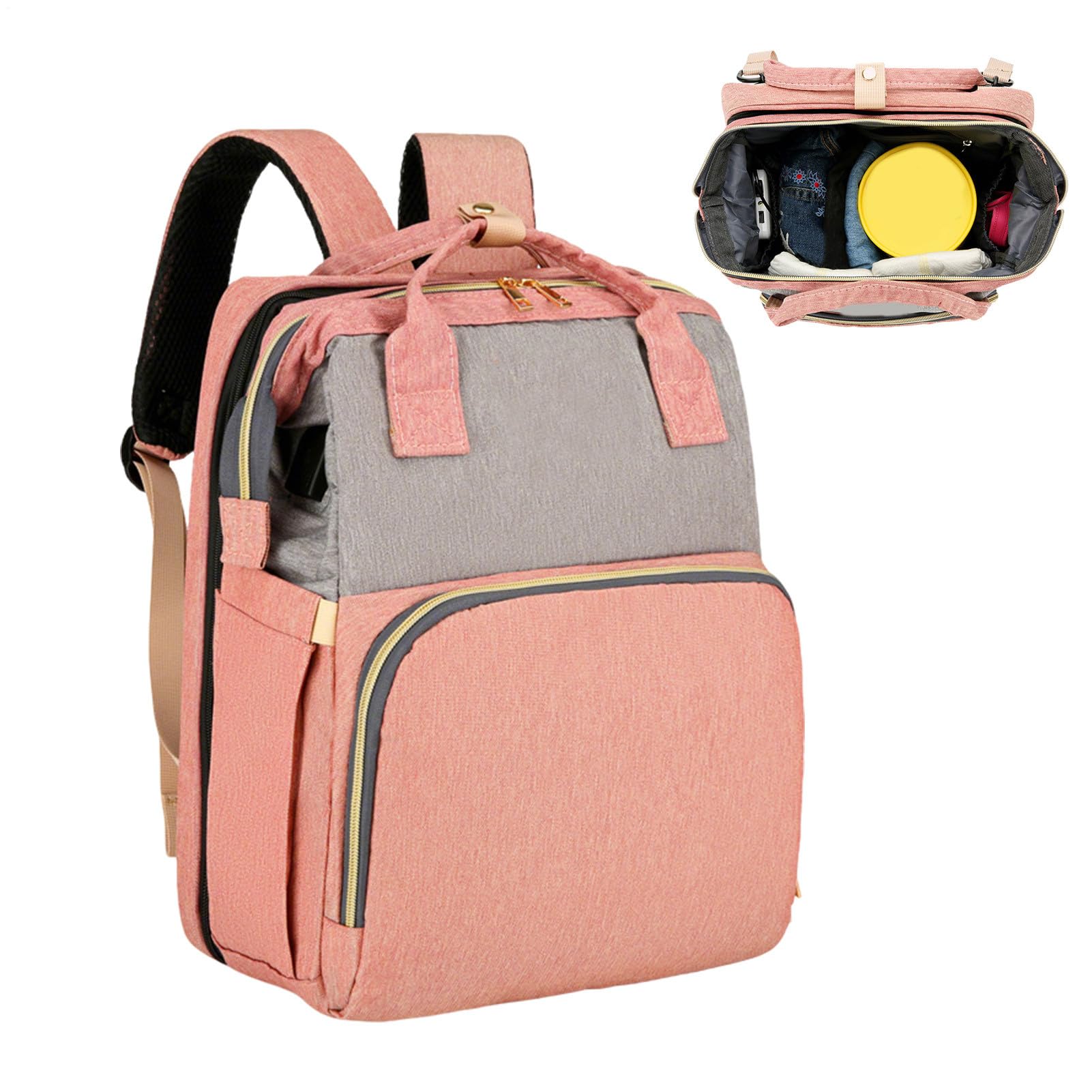 Zaino Cambio Bambino | Impermeabile Per Accessori Puercultura,Grande Capacità Leggero Per Abbigliamento, Giocattoli e Biberon da Viaggio