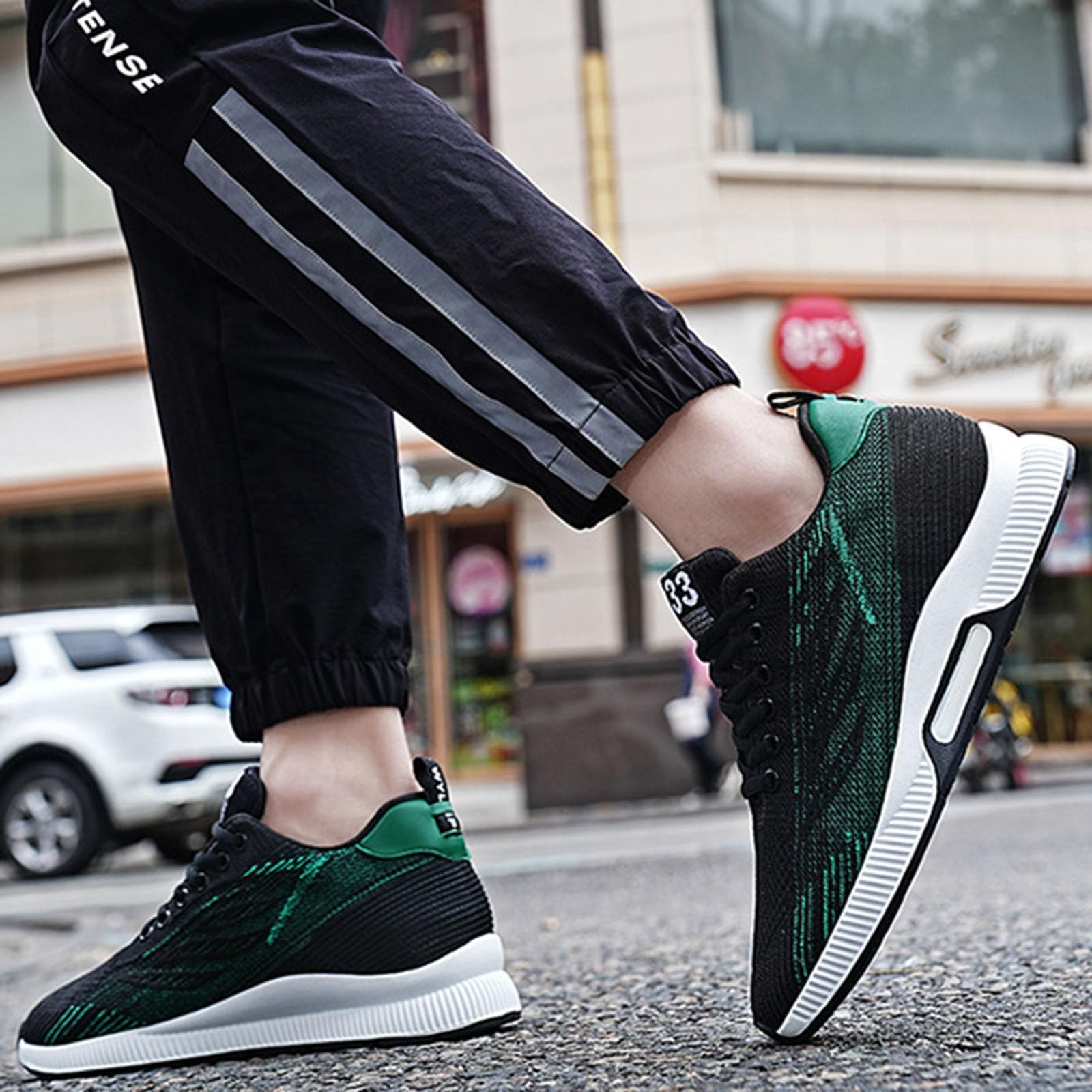Zapatillas Running Hombre Gimnasio, Zapatillas Deportivas Hombre Casual, con Alzas Informales Malla Ligeras Transpirables con Cordones Y TacóN ElevacióN Oculto 10 Cm Zapatos Shoes