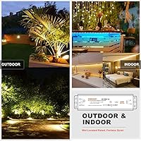 Vista 6 de Transformador de fuente de alimentación de LED de voltaje constante impermeable IP67 de 60W, entrada universal de 100-240V CA con enchufe, salida