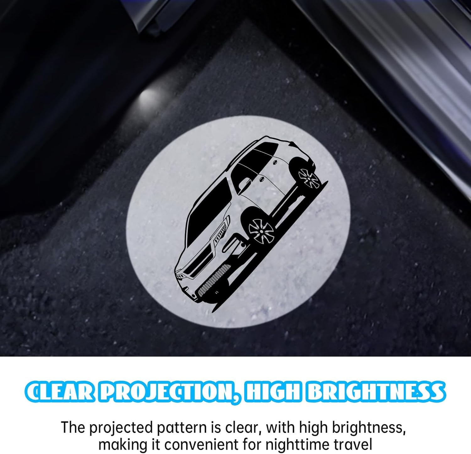 2 Pack LED Car Door Projector Courtesy Lights Ghost Shadow Welcome Lamp Accessories Compatible with Honda Pilot 2009-2023 2024 Accessories