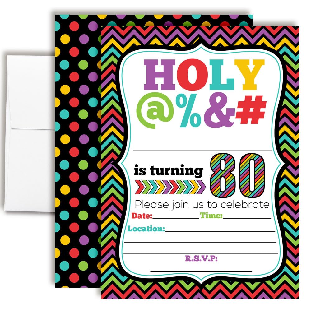 Holy Bleep Funny Invitations