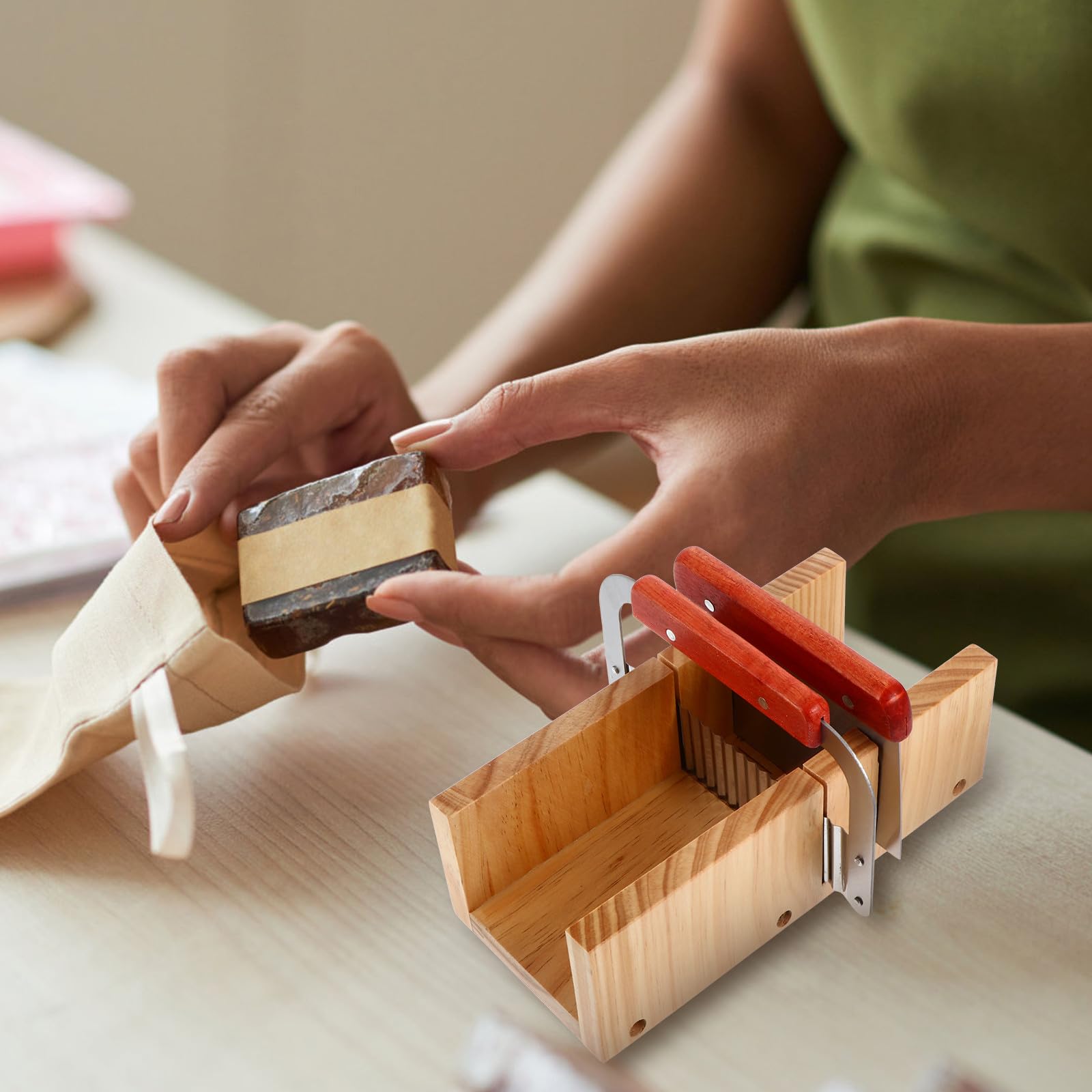 Cortador de Jabón de Madera para Manualidades, 1 Set Preciso