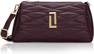 Lavie Luxe Women's Lucie Quilted 3-Compartment Medium Crossbody Sling Bag | Ladies Purse Handbag | Gift for Women Price In India