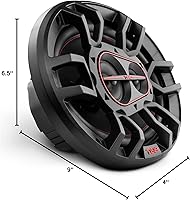 Vista 9 de DS18 G6.9Xi GEN-X - Altavoces coaxiales de 3 vías de 6 x 9, 180 vatios, 4 ohmios con tweeters de cúpula Mylar, parrilla incluida, altavoz de rango