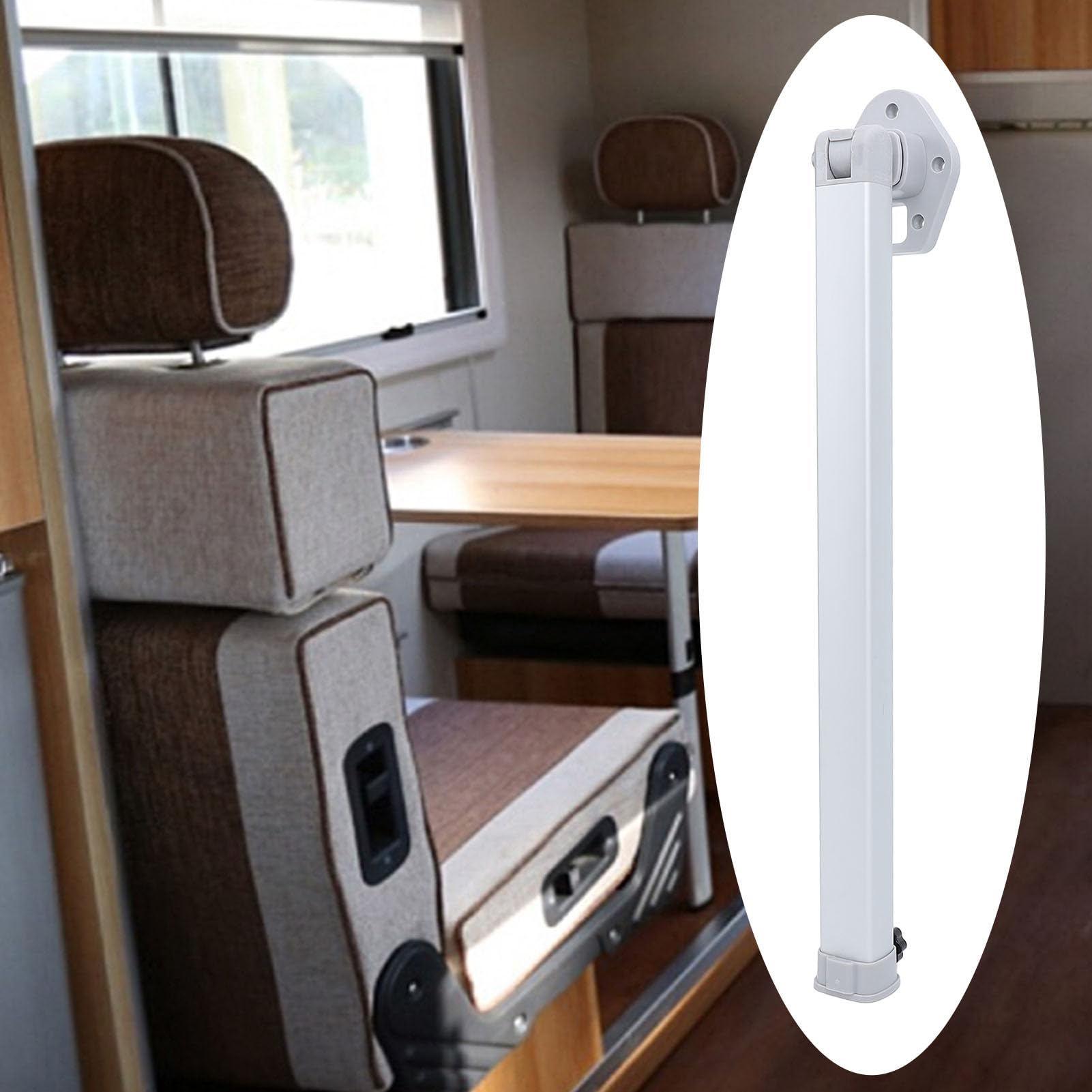 RV -Tischbein, Einstellbares Höhendesign RV -Klapptischbein, Verbessertes Erscheinungsbild Einstellbar, für Campervan Caravan Boat Yacht Balkon