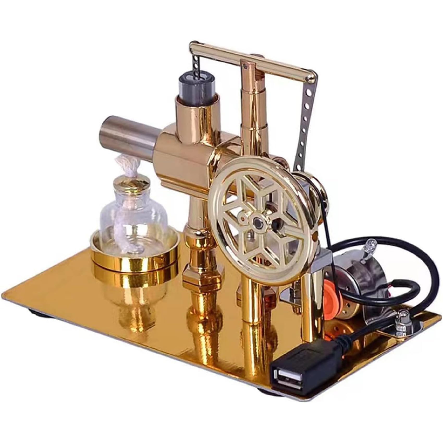 Amazon.co.jp: スターリングエンジン発電機キット、ステンレス鋼