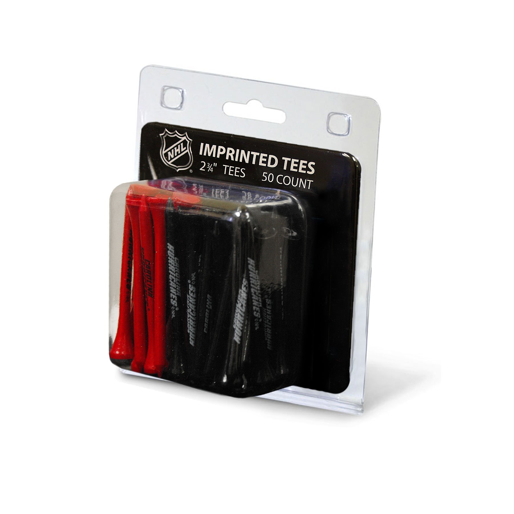 Team Golf NHL 2-3/4" Golf Tees, 50 Pack, Regulation Size, Multi Team Colors