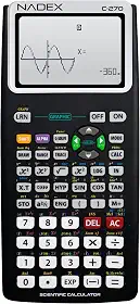 Calculadora científica com funções gráficas para estudantes universitários e secundários, engenharia, matemática avançada, cálculo, álgebra, geometria, trigonometria, estatística, física, química -