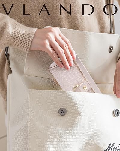 Vista 31 de Vlando Viaggio - Joyero pequeño, caja de almacenamiento para accesorios de viaje A. Gris