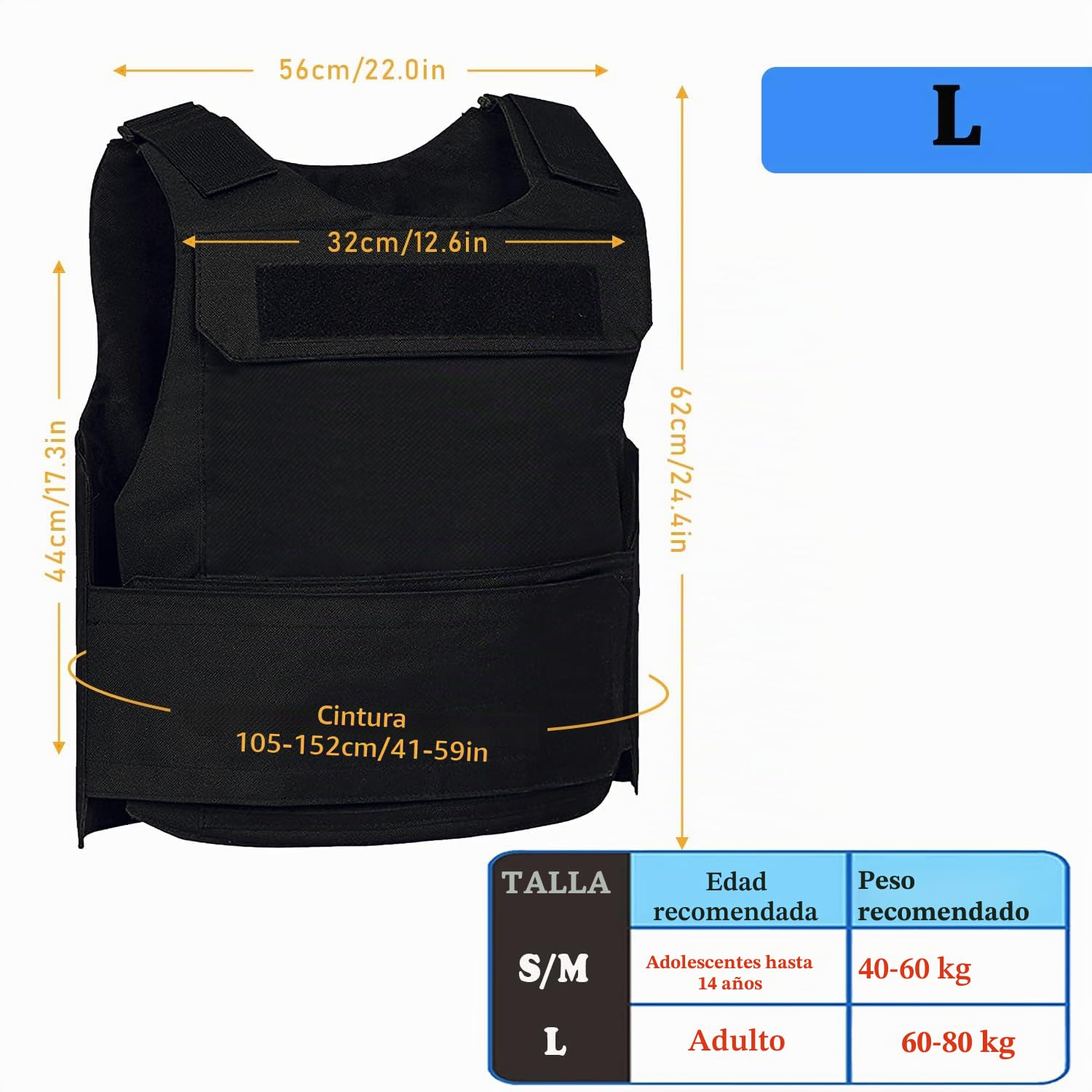 Taeku Chaleco Táctico Ajustable Oxford Uniforme Seguridad CS Airsoft Paintball Chaleco Ejército de Caza Premium Militar al Aire Libre para Caza Senderismo