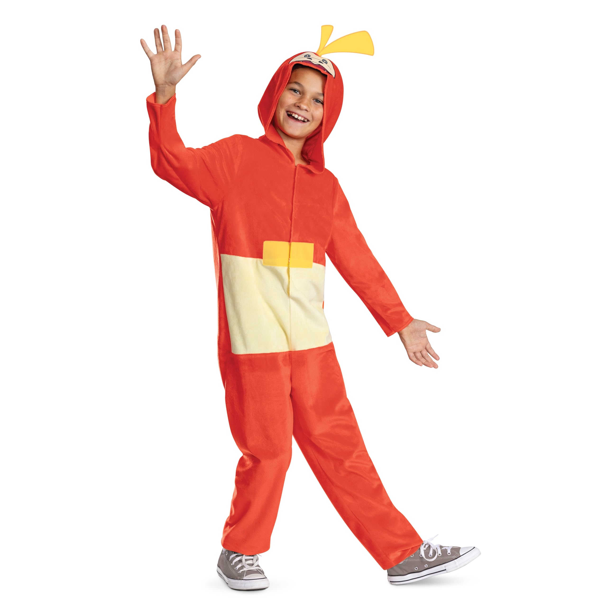 Disguise Costume Fuecoco per bambine, tuta con cappuccio ufficiale Pokemon