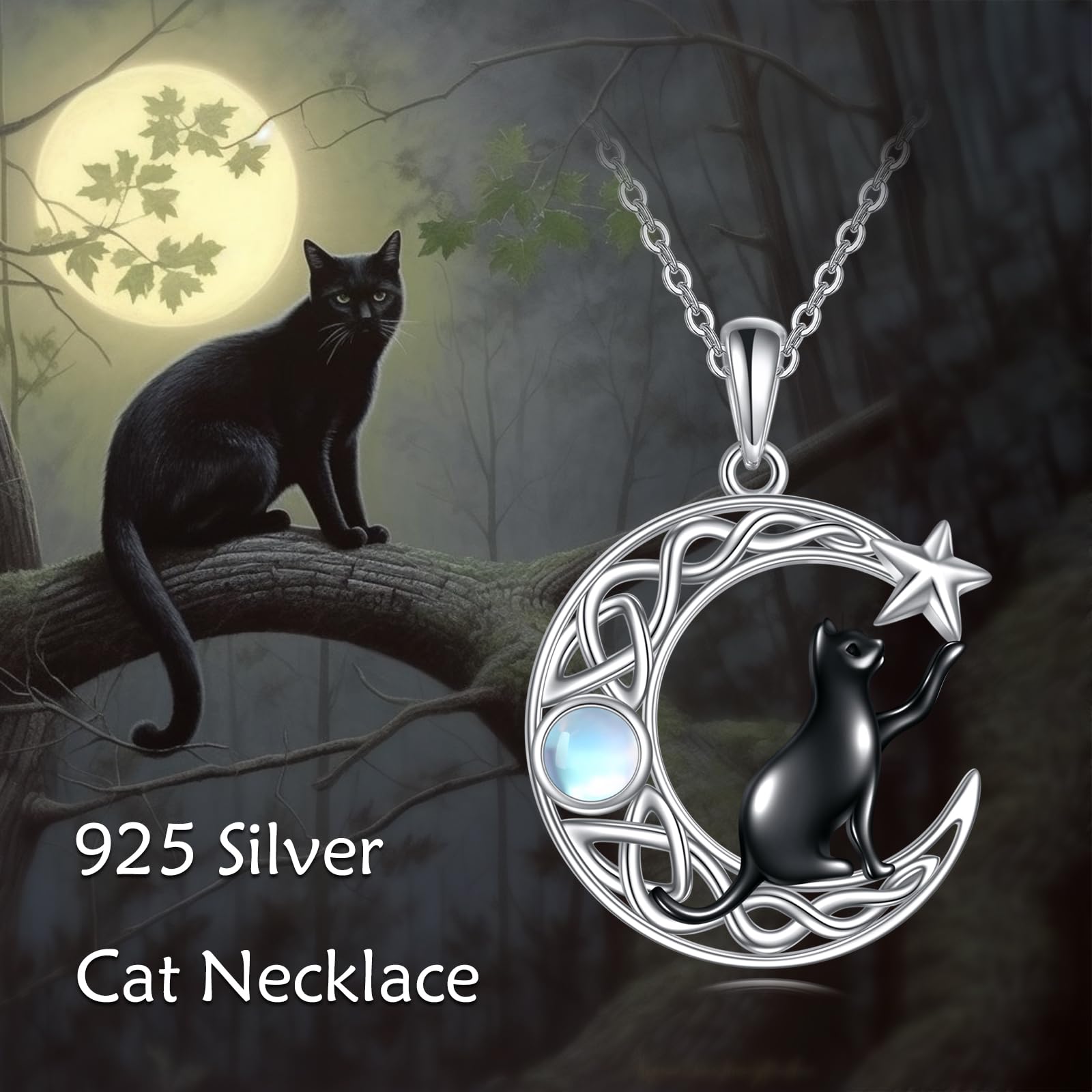VONALA Collana con animale, in argento Sterling 925, altipiani mucca, Axolotl/elefanti, unicorno, gatto, dinosauro, gufo, collana con ciondolo per compleanno, regalo di Natale per donne e ragazze, 22