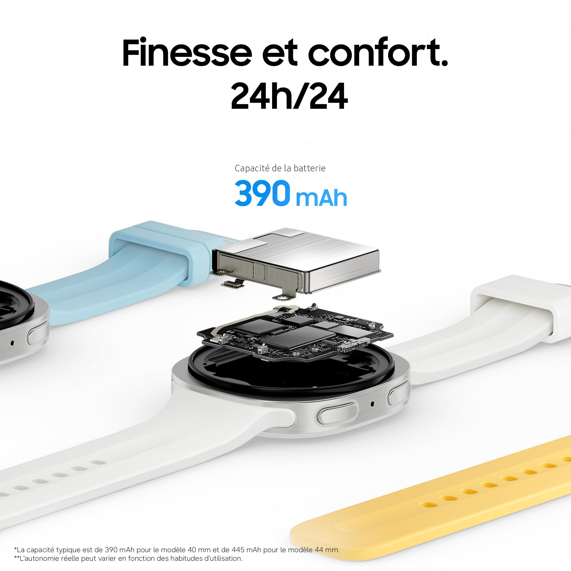 Samsung Galaxy Watch9, Montre Connectée avec IA, 4G, 44 mm, Graphite | Processeur Snapdragon Wear Elite, Batterie 445 mAh, Coach Sommeil, Running et Fitness, Suivi de l'Activité Cardiaque, Gemini