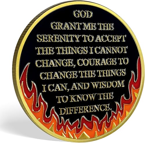 Miniatura 3 de Moneda Medallón AA Phoenix - Fuera de las cenizas de la adicción - Fichas de recuperación de sobriedad