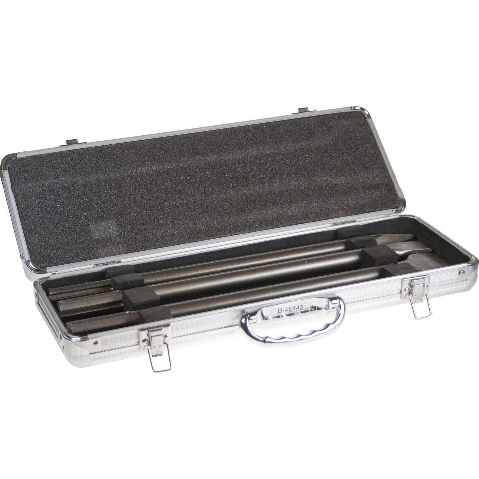 Makita D-40543 - Set di scalpelli lunghi per martelli pneumatici SDS-MAX, lunghezza: 400 mm, 3 pezzi