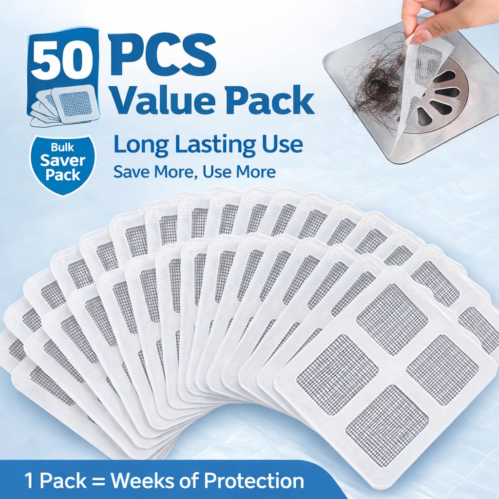 Drain Hair Catcher Stickers - Prevent Clogs! -7