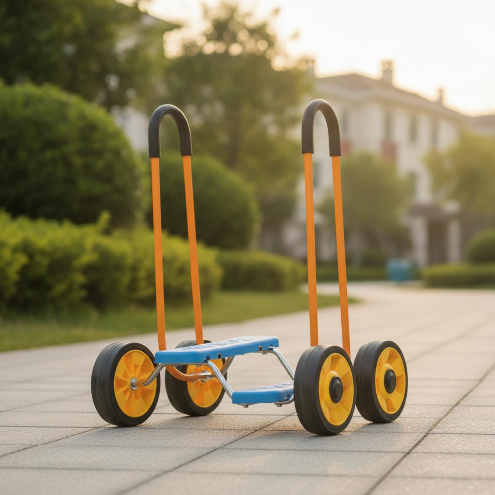 Bicicletta senza Pedali 4 Ruote | Antiscivolo, Veicolo a 4 ruote con Piattaforme Piedi, Leggero, Bicicletta prima Infanzia, Giochi