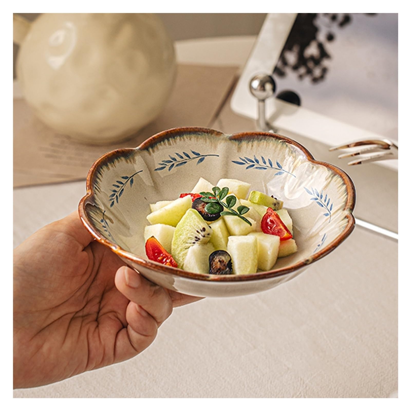 Soßengericht Die Saucenschale bietet Platz for Desserts, Nüsse, Salatdressings und andere Gewürze