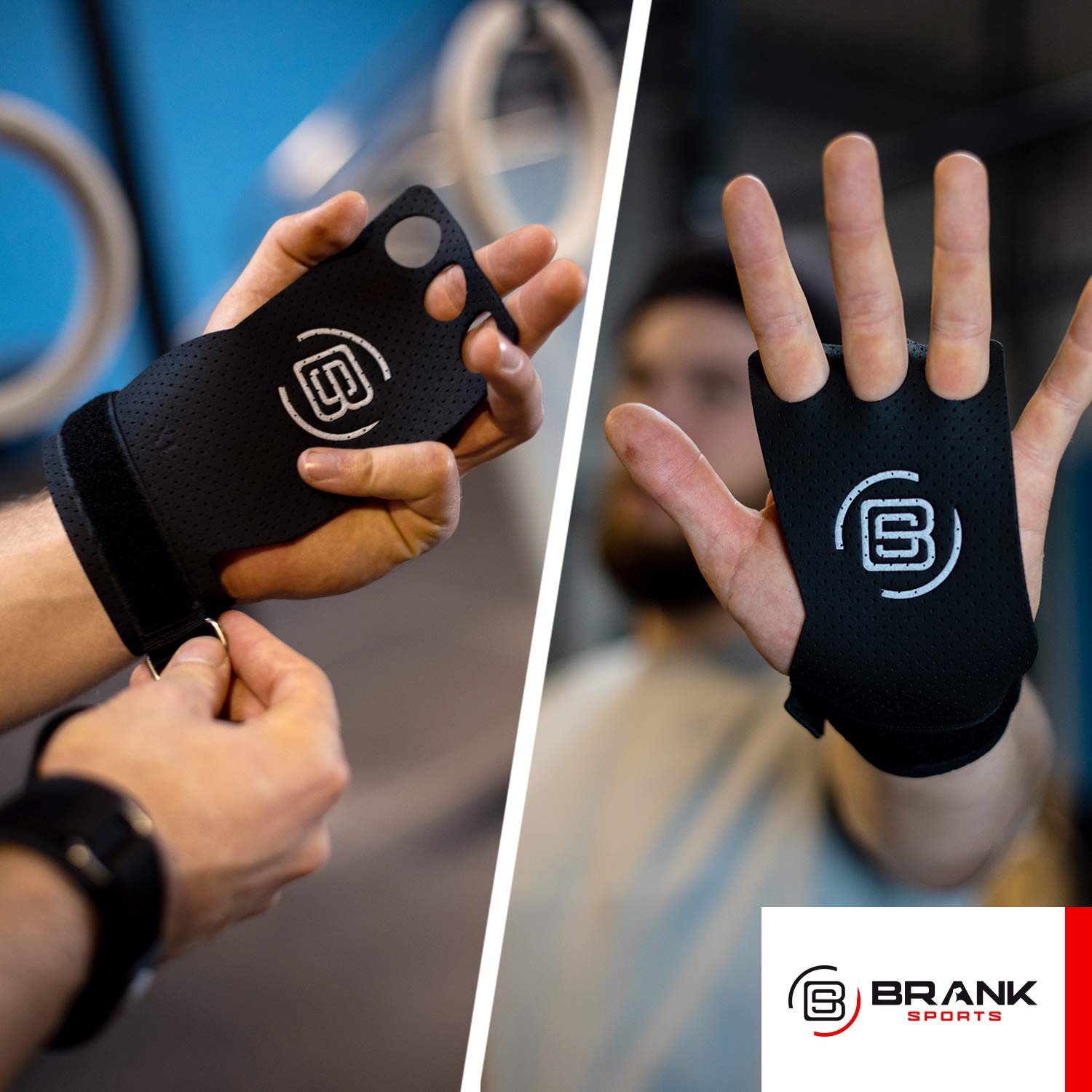 Maniques Crossfit en Cuir Panther 2 et 3 Trous Protection Mains | Grip Crossfit Gymnastique Musculation