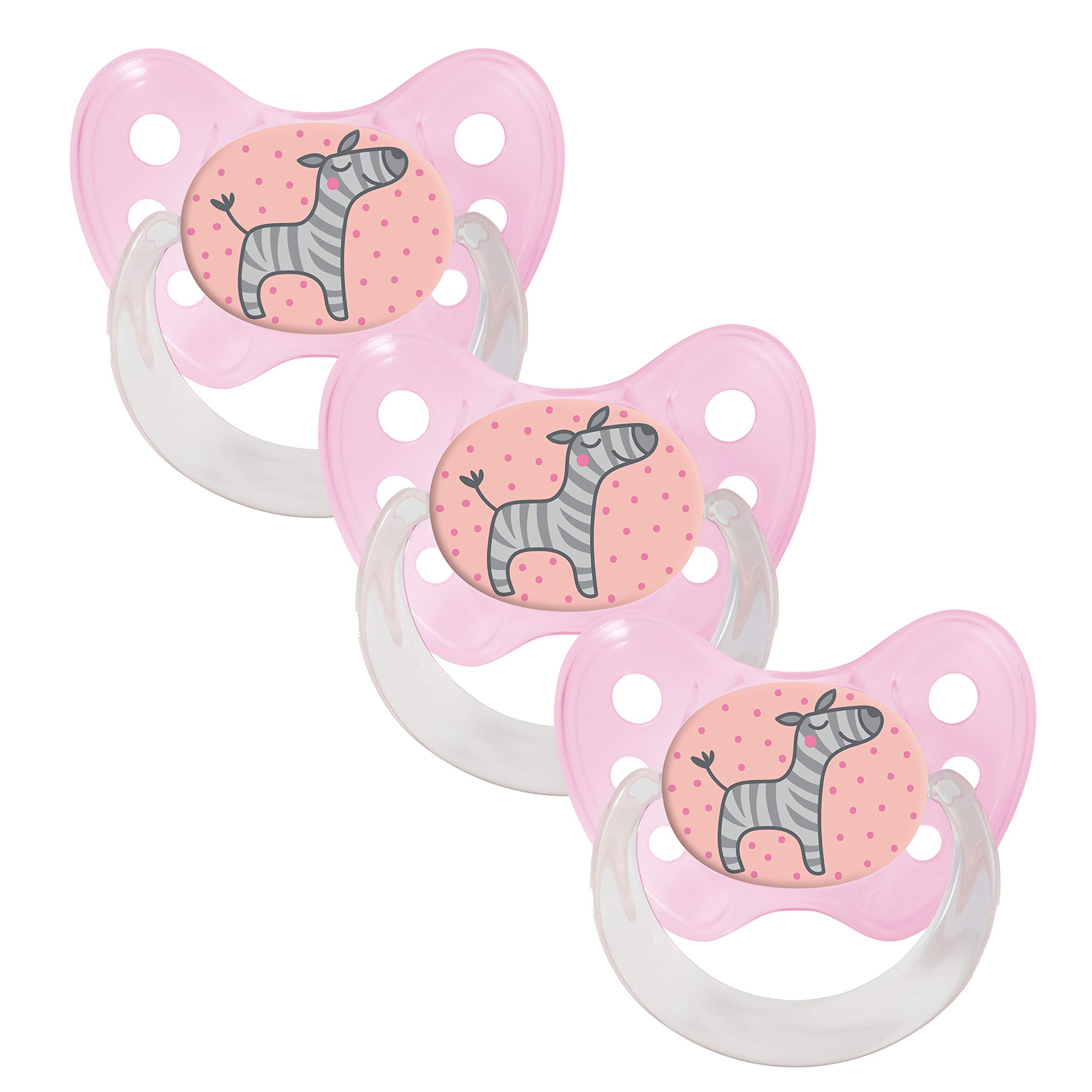 Dentistar Set de 3 Chupetes Ortodónticos de Silicona – Talla 2, 6-14 meses – Chupete bebe previene la desalineación de los dientes – Libre de BPA – Unicornio, Rosa — view 63
