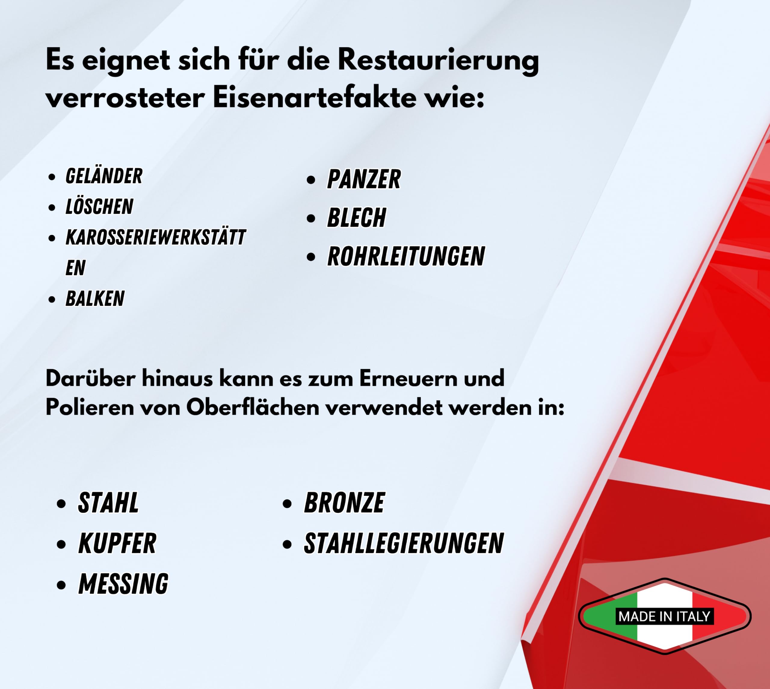 2 Rostentferner, 4 Liter, leistungsstarker Rostschutz, Rostumwandler mit Phosphorsäure, entfernt Rost aus Metall, Rost, Rost, für Auto, Motorrad