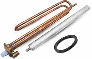 Kit Resistenza Riscaldamento Acqua 2000W - Resistenza Curva + Anodo Magnesio + Guarnizione + Vite
