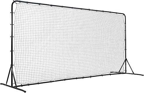 Miniatura 9 de VEVOR Red de rebote de fútbol, equipo de entrenamiento de fútbol de hierro de 12 x 6 pies, regalo de entrenamiento de fútbol deportivo con bolsa