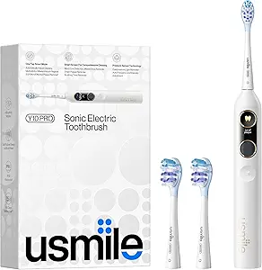 usmile Y10 PRO Rechargeable Electric Toothbrush with Smart Display and Pressure Sensor
