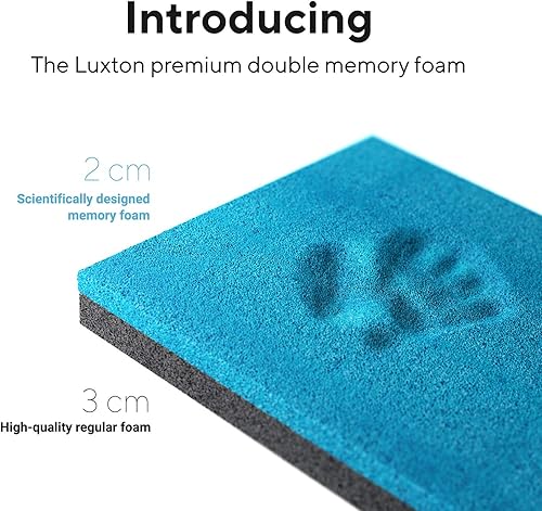 Miniatura 3 de Luxton Home Premium - Mesa de masaje de espuma viscoelástica - Fácil de configurar, plegable y portátil con funda de transporte