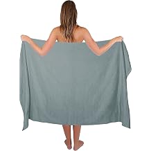 Extra Large Super Jumbo Bath Sheet Towel 100% Egyptian Cotton XL Bath Sheets100 x 200 cm-600 GSM Silver