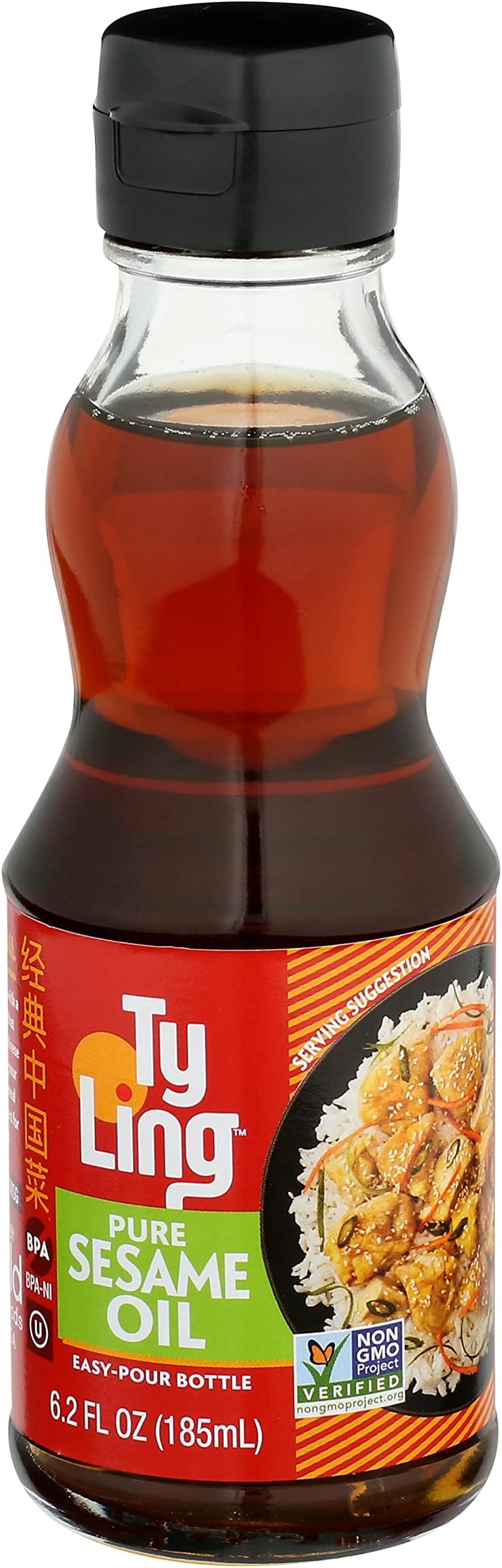 Ty Ling Pure Sesame Oil, 6-Ounce Bottle (Pack of 12)