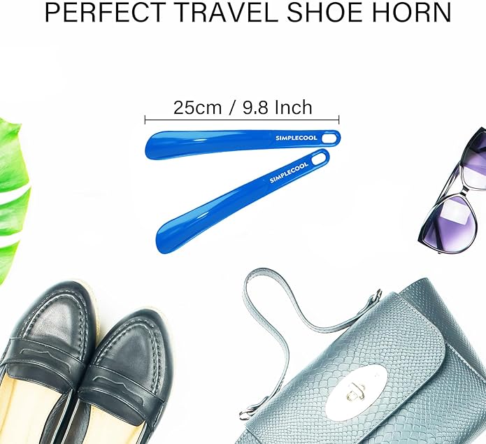 Calzador de Zapatos de Plástico Portátil para Viaje miniatura 5