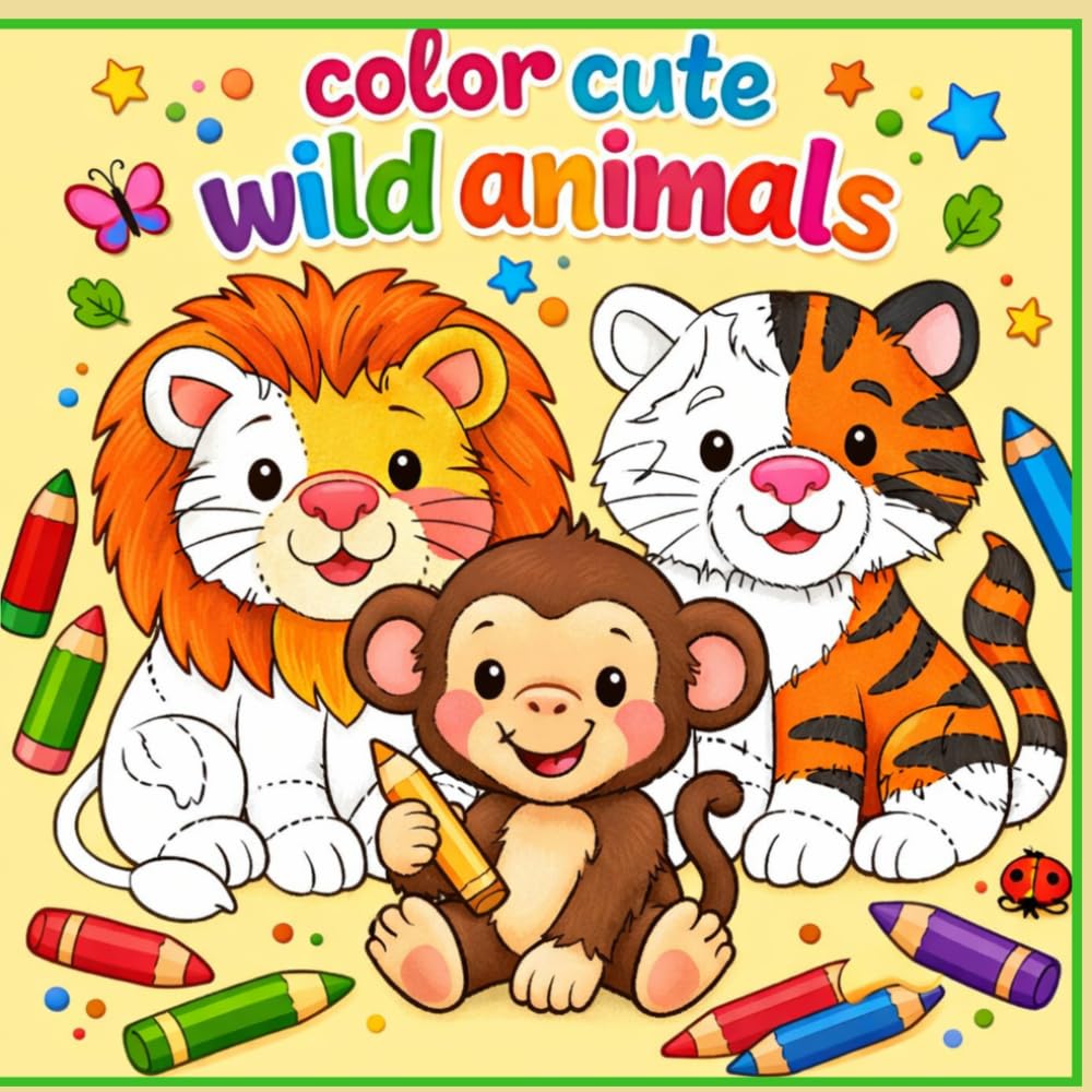 Color Cute Wild Animals