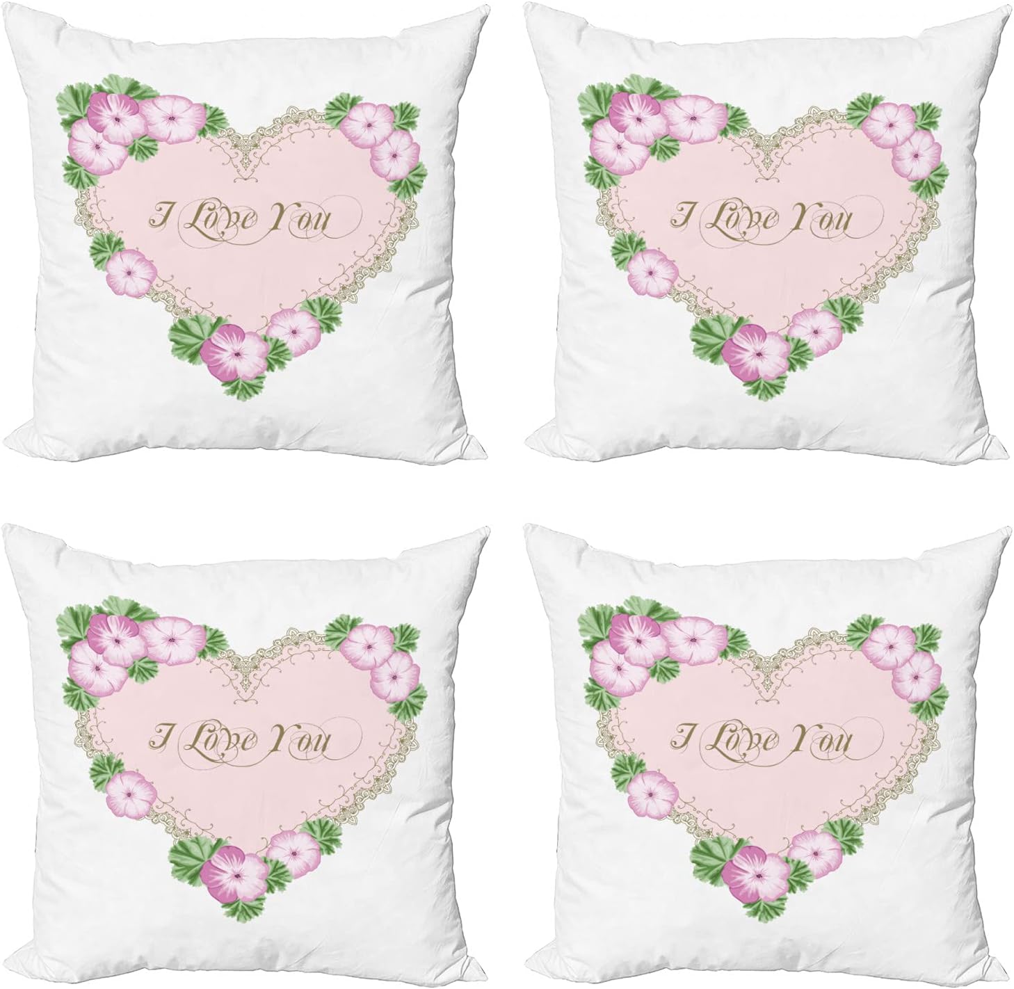 heart shaped pillow case