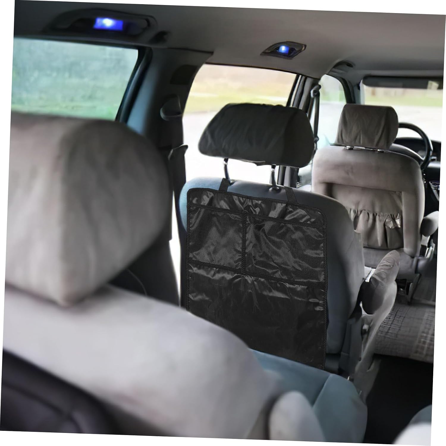 Backseat Car Organizer and Kick Protector Oxford Seat Cover Storage Pockets for Boys and Girls Easy to Install Car Travel Accessories